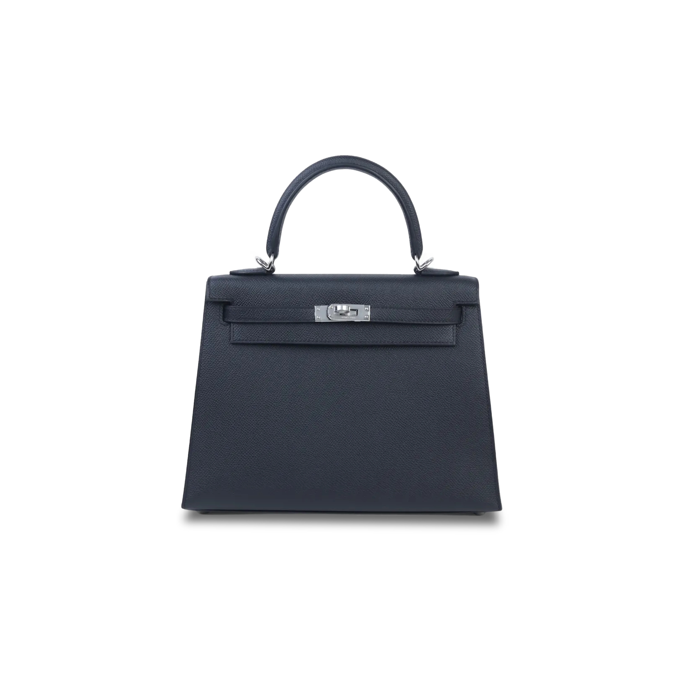 HERMÈS KELLY SELLIER 25 GRIS MISTY EPSOM PALLADIUM HARDWARE (25*17*7cm) 